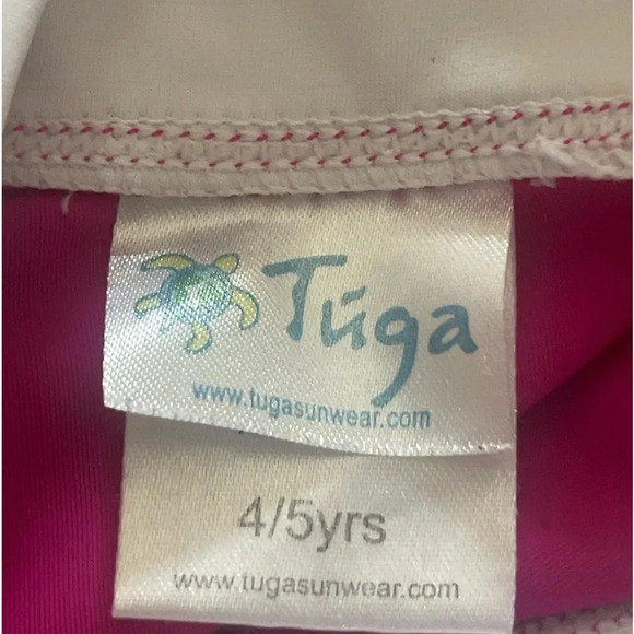 Tuga Rash Guard Girls Size 4/5 Wonder Nation One Piece Swim Suit Size 4/5 - Picture 6 of 16